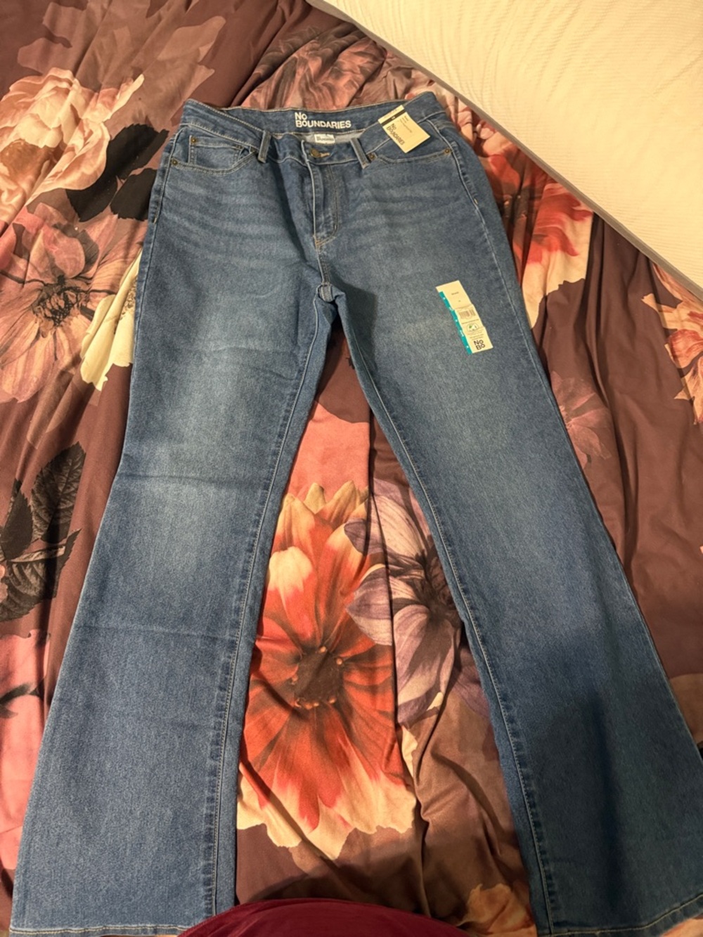No Boundaries Women's Blue Bootcut Jeans